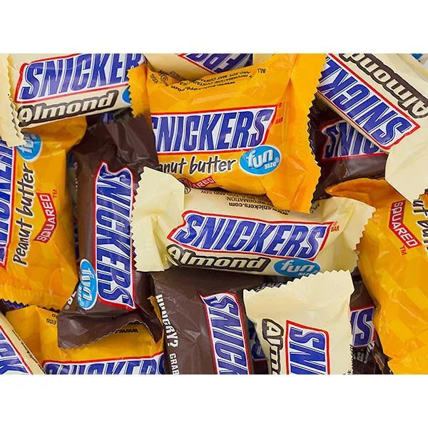 Snickers Fun Size Candy Bars Assortment: 45-Piece Bag