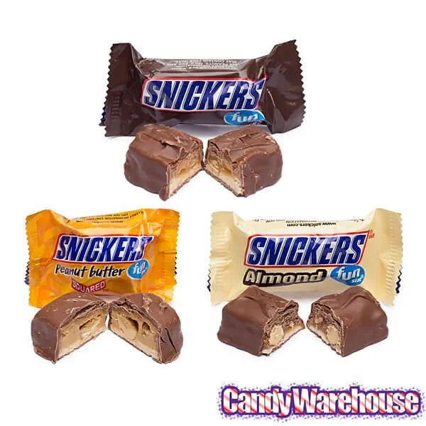 Snickers Fun Size Candy Bars Assortment: 45-Piece Bag