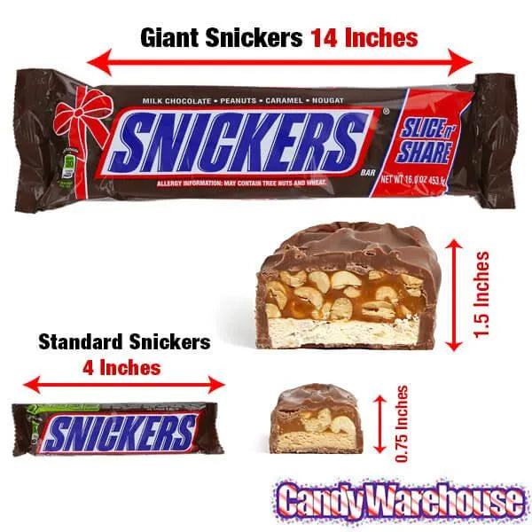 Snickers Giant 1-Pound Candy Bar