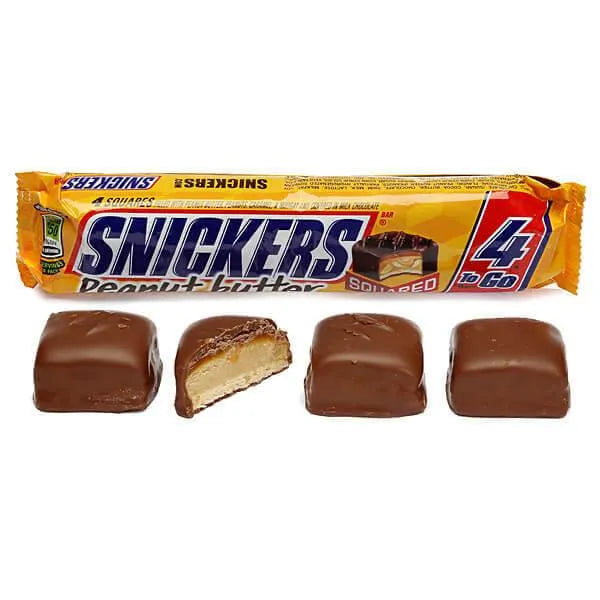 Snickers Peanut Butter Squared King Size Candy Bars: 18-Piece Box