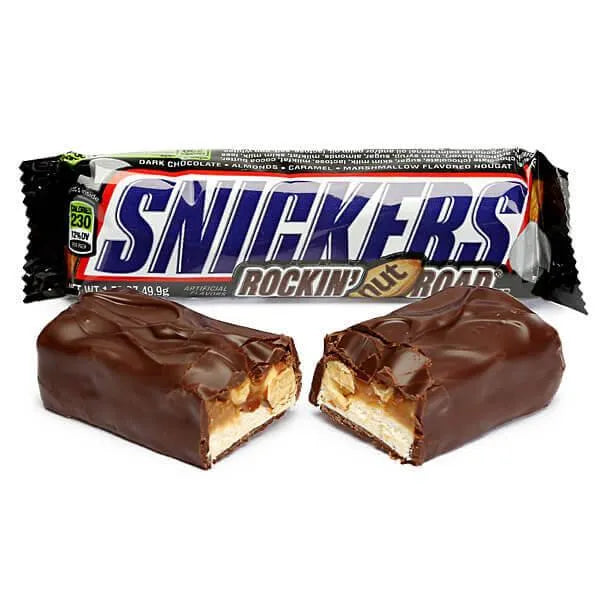 Snickers Rockin' Nut Road Candy Bars: 24-Piece Box