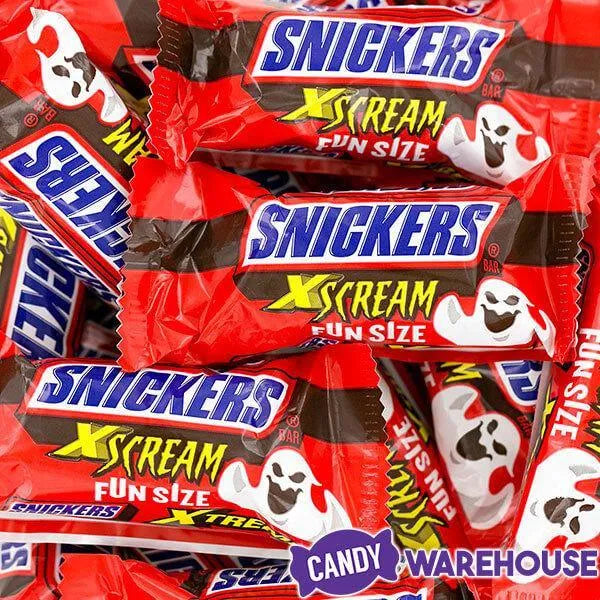 Snickers X-Scream Fun Size Candy Bars: 15-Piece Bag