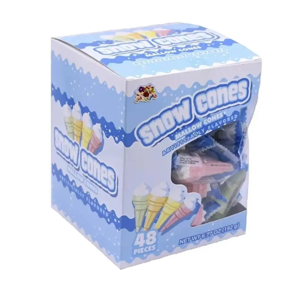 Snow Cones Mallow Cones: 48-Piece Box