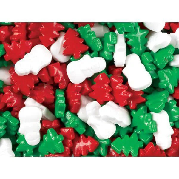 Snowmen & Christmas Trees Candy: 5LB Bag