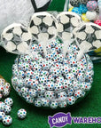 Soccer Ball Hard Candy Lollipops: 12-Piece Pack