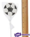 Soccer Ball Hard Candy Lollipops: 12-Piece Pack