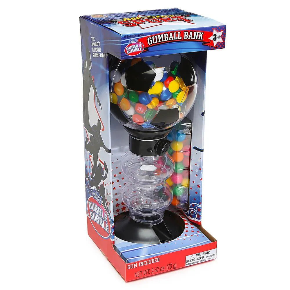 Soccer Gumball Machine Bank with Gumballs