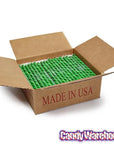 Sour Apple Hard Candy Sticks: 100-Piece Box