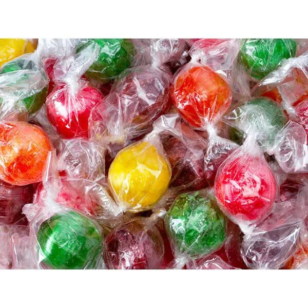 Sour Balls Assorted Fruit Hard Candy: 5LB Bag