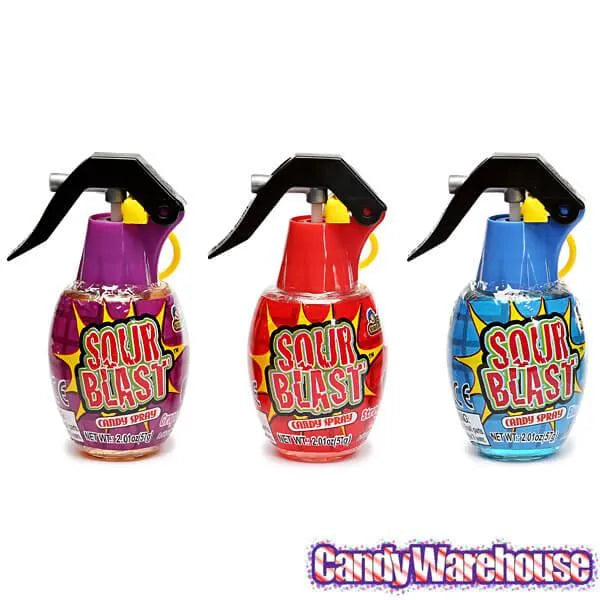 Sour Blast Candy Spray Grenade Dispensers: 12-Piece Box