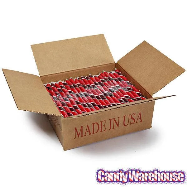 Sour Cherry Hard Candy Sticks: 100-Piece Box