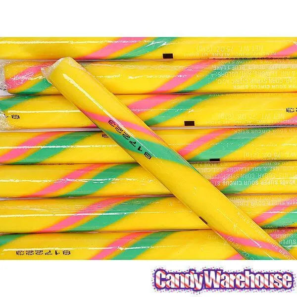 Sour Citrus Hard Candy Sticks: 100-Piece Box