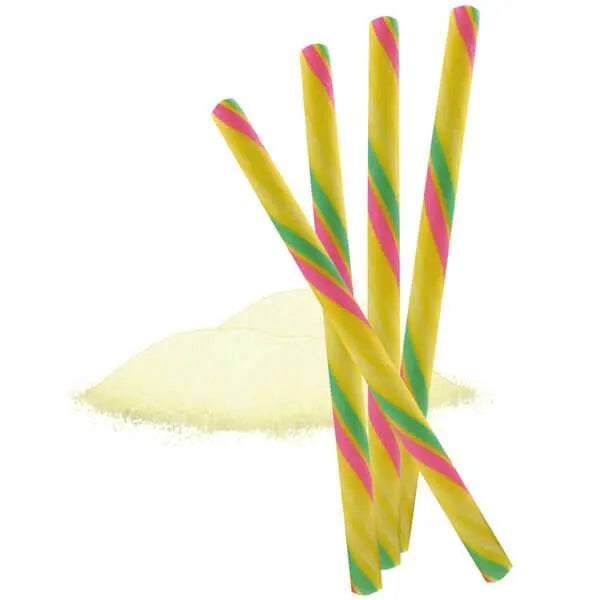 Sour Citrus Hard Candy Sticks: 100-Piece Box