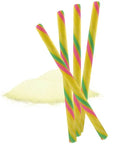 Sour Citrus Hard Candy Sticks: 100-Piece Box