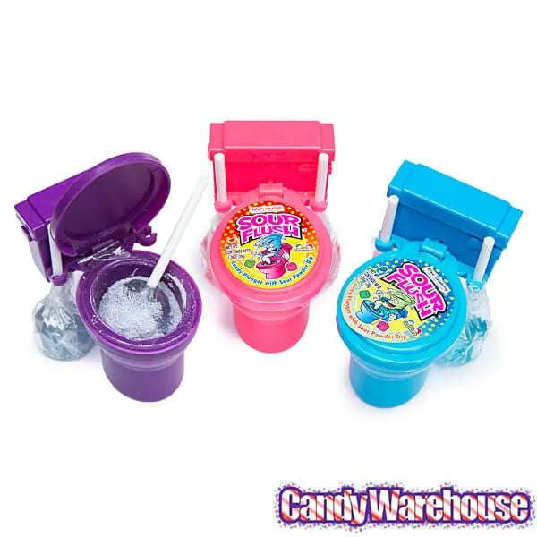 Sour Flush Candy Toilets: 12-Piece Box