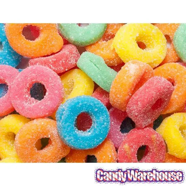 Sour Gummy Mini Rings: 5LB Bag