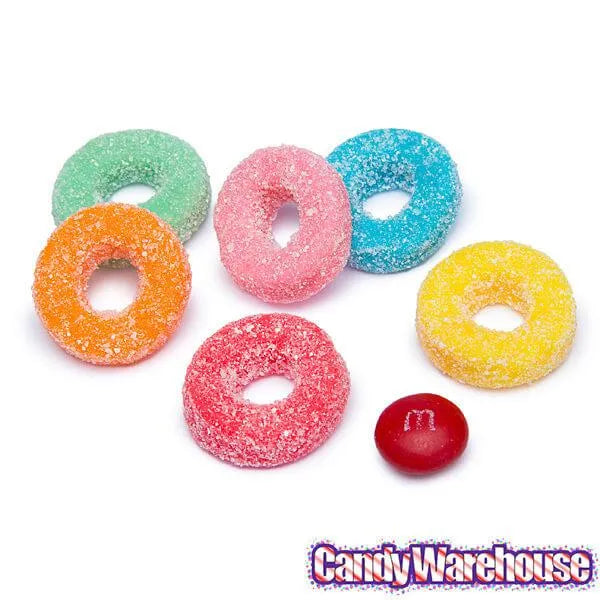 Sour Gummy Mini Rings: 5LB Bag