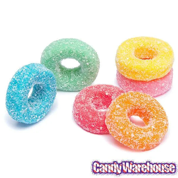 Sour Gummy Mini Rings: 5LB Bag