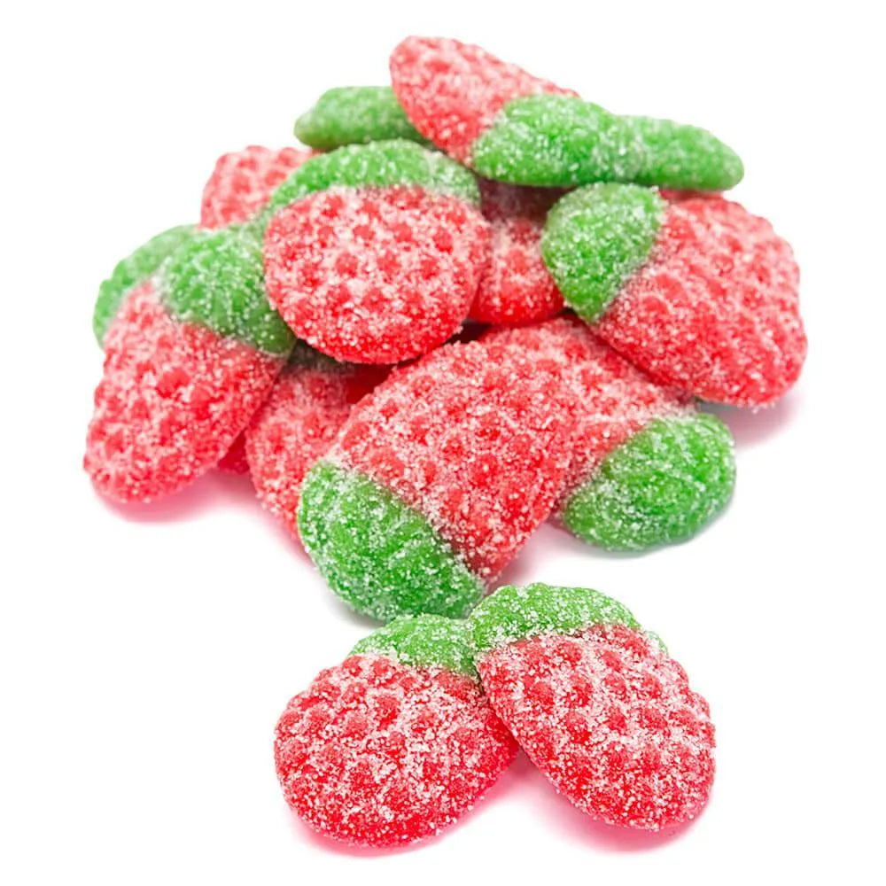 Sour Gummy Wild Strawberries: 1KG Bag