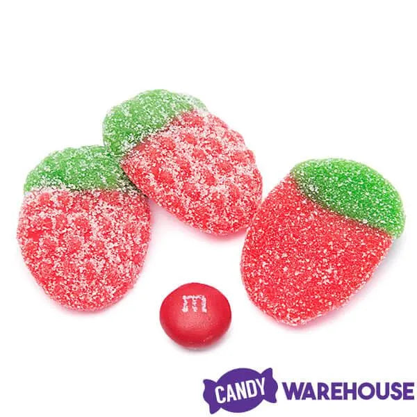 Sour Gummy Wild Strawberries: 1KG Bag