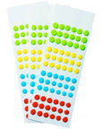 Sour Mega Candy Buttons Sheets: 3-Piece Pack