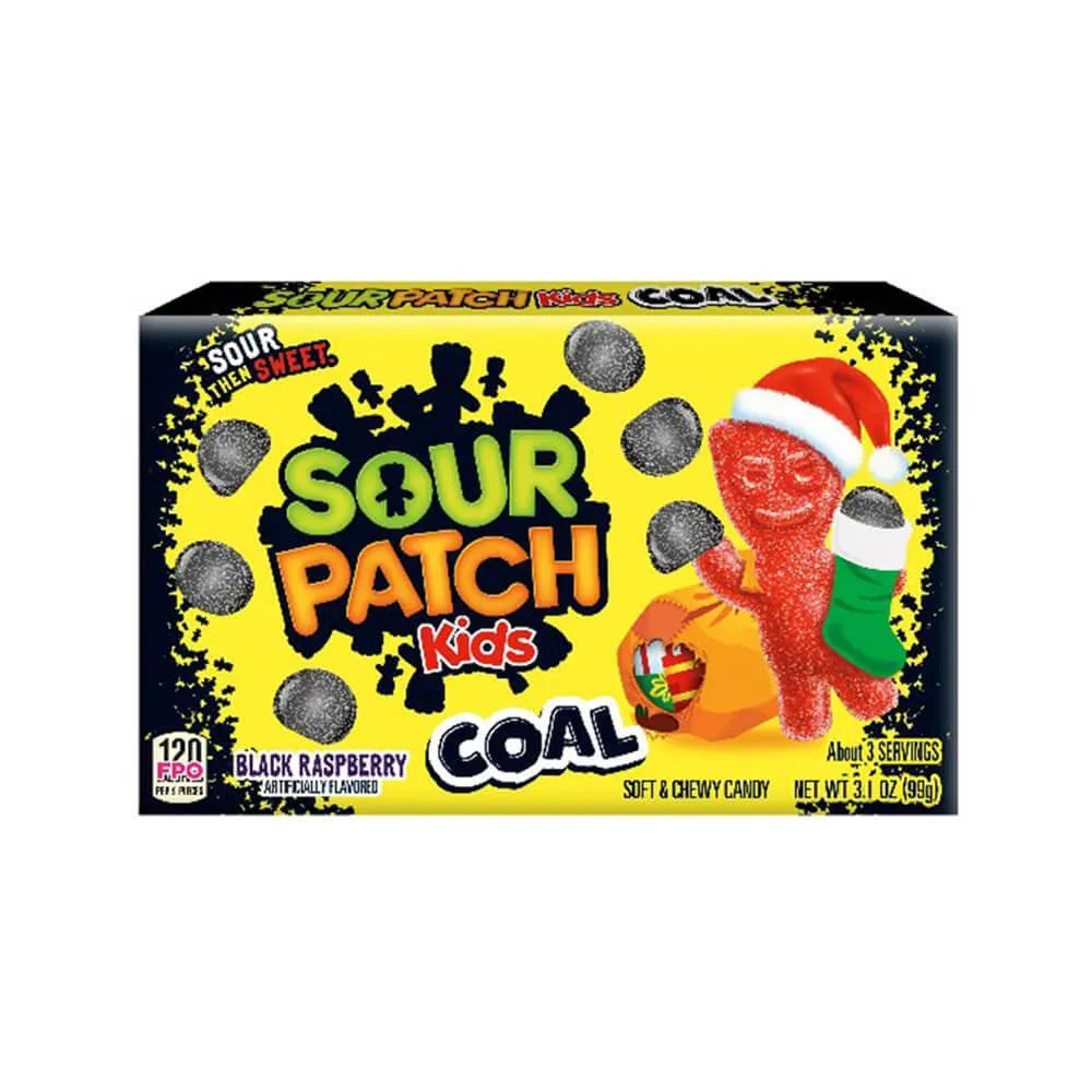 Sour Patch Kids Coal Candy 3.1-Ounce Packs: 12-Piece Box