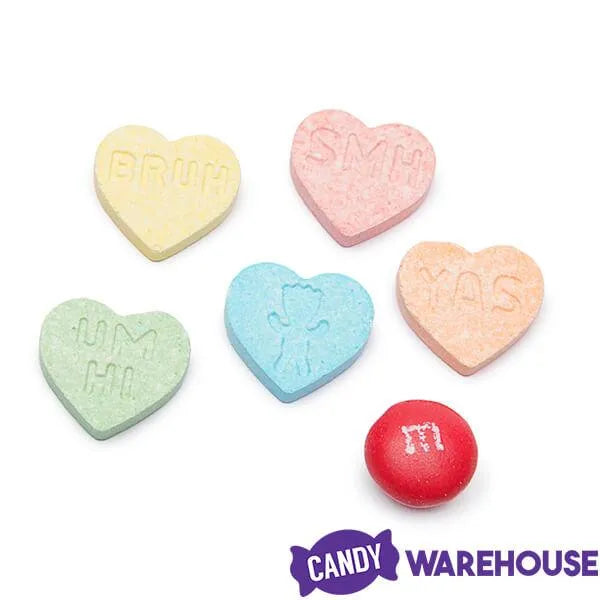 Sour Patch Kids Conversation Hearts Candy Packs: 36-Piece Box