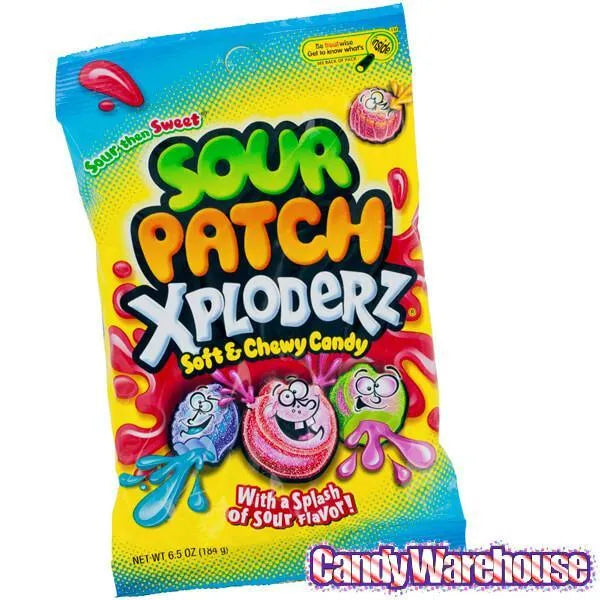 Sour Patch Xploderz Candy: 4.8LB Box