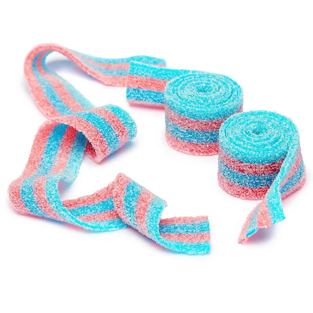 Sour Power Belts Candy - Cotton Candy: 20LB Case