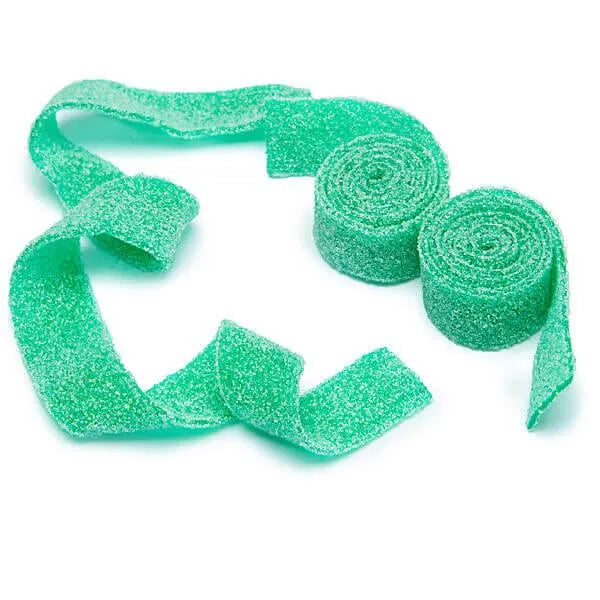 Sour Power Belts Candy - Green Apple: 20LB Case