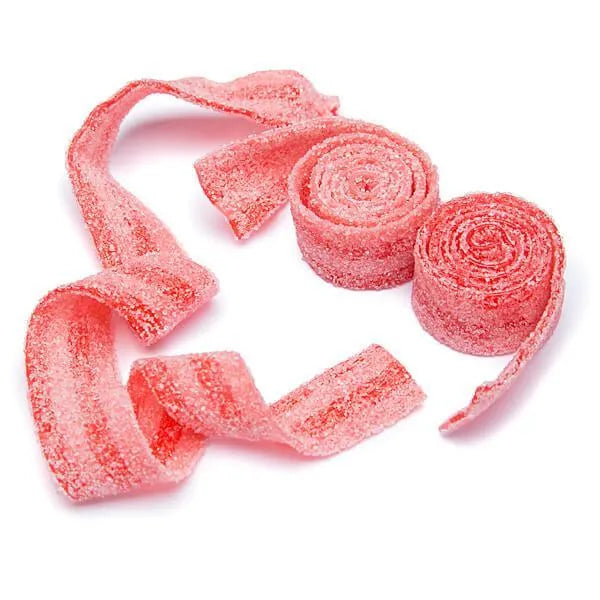 Sour Power Belts Candy - Raspberry-Cherry: 20LB Bag