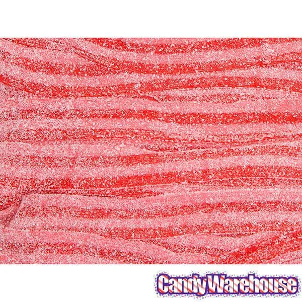 Sour Power Belts Candy - Raspberry-Cherry: 20LB Bag