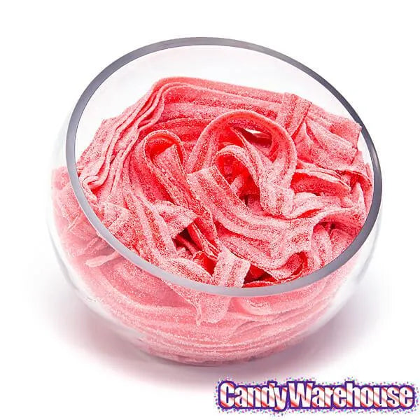 Sour Power Belts Candy - Raspberry-Cherry: 20LB Bag