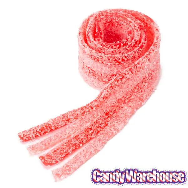 Sour Power Belts Candy - Raspberry-Cherry: 20LB Bag