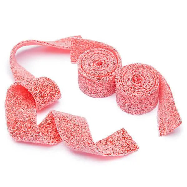 Sour Power Belts Candy - Strawberry: 20LB Case