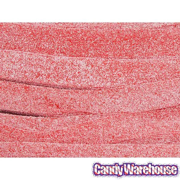 Sour Power Belts Candy - Strawberry: 20LB Case