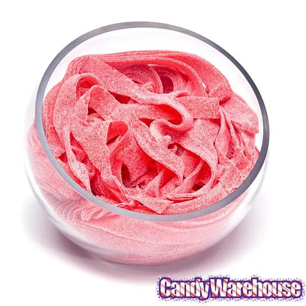 Sour Power Belts Candy - Strawberry: 20LB Case