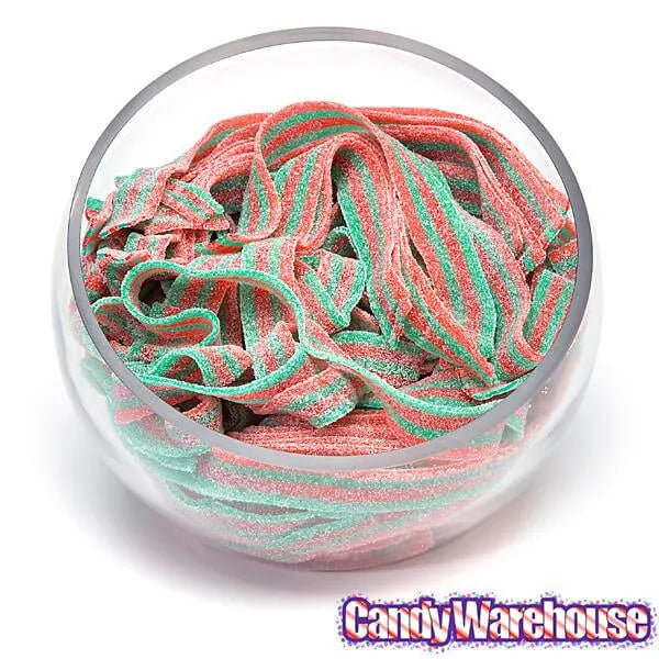 Sour Power Belts Candy - Strawberry-Apple: 20LB Case