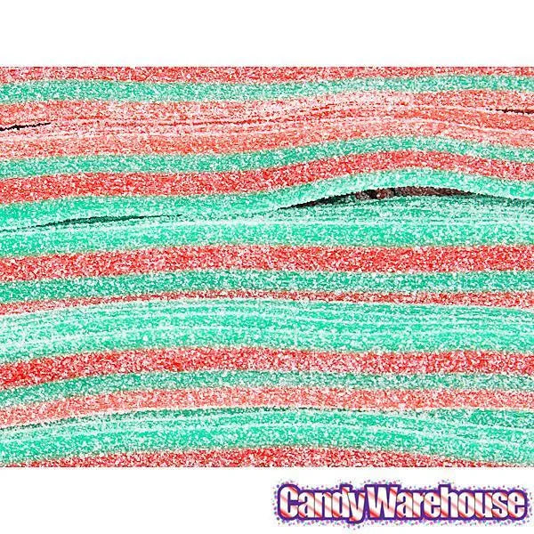 Sour Power Belts Candy - Strawberry-Apple: 20LB Case