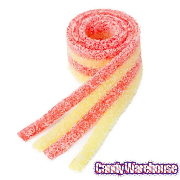 Sour Power Belts Candy - Strawberry-Banana: 3KG Bag