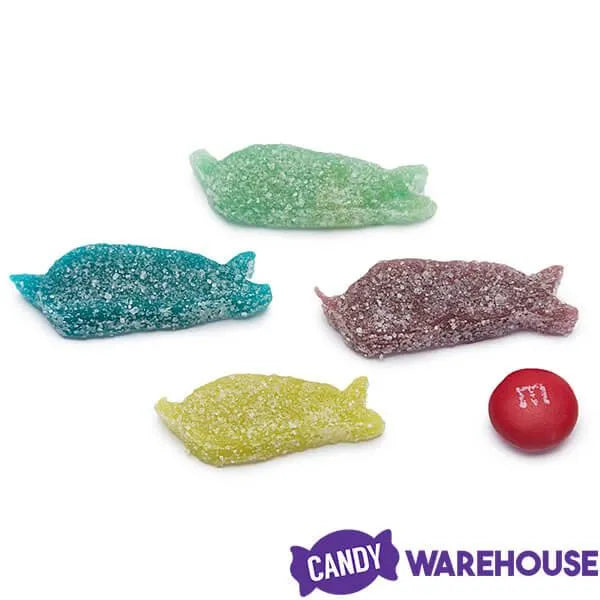 Sour Punch Bites Chewy Candy Narwhals: 8-Ounce Bag