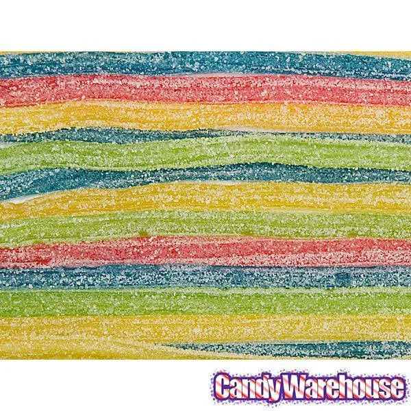 Sour Punch Straws 4.5-Ounce Trays - Rainbow: 24-Piece Box