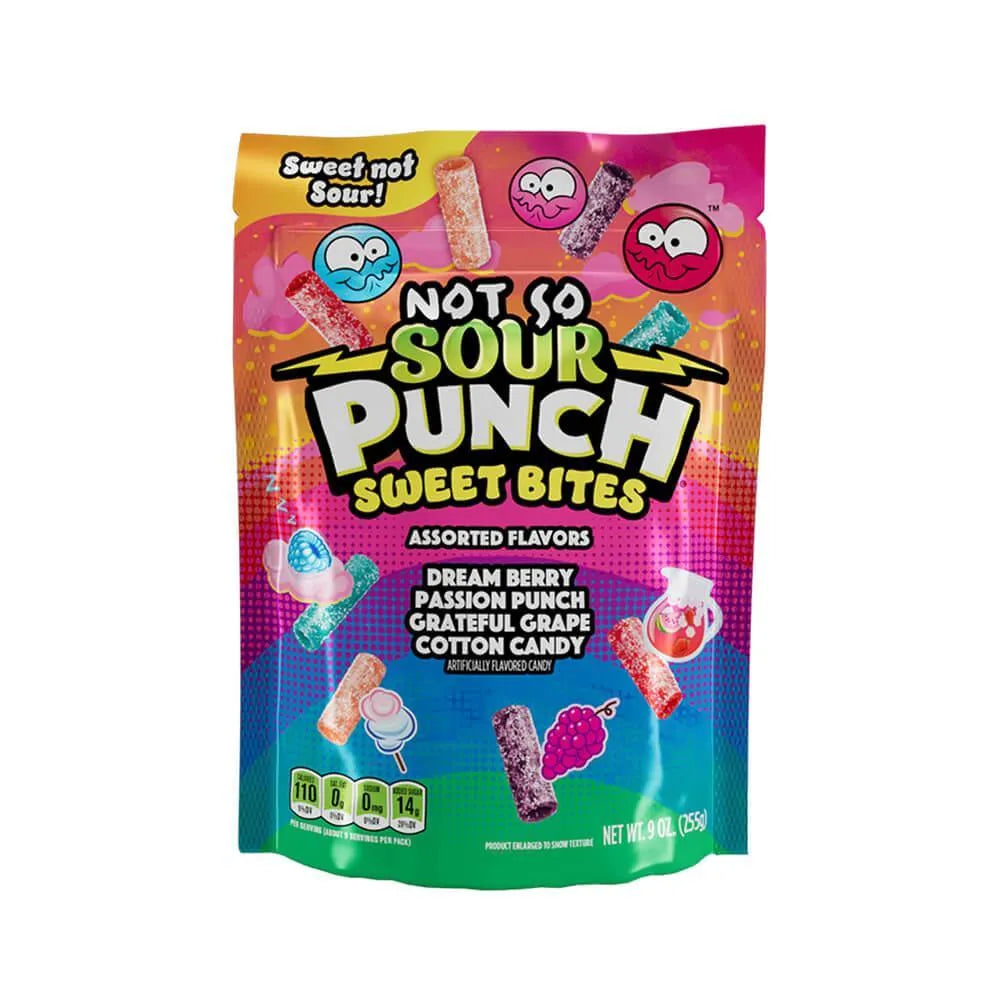 Sour Punch Sweet Bites Candy: 9-Ounce Bag