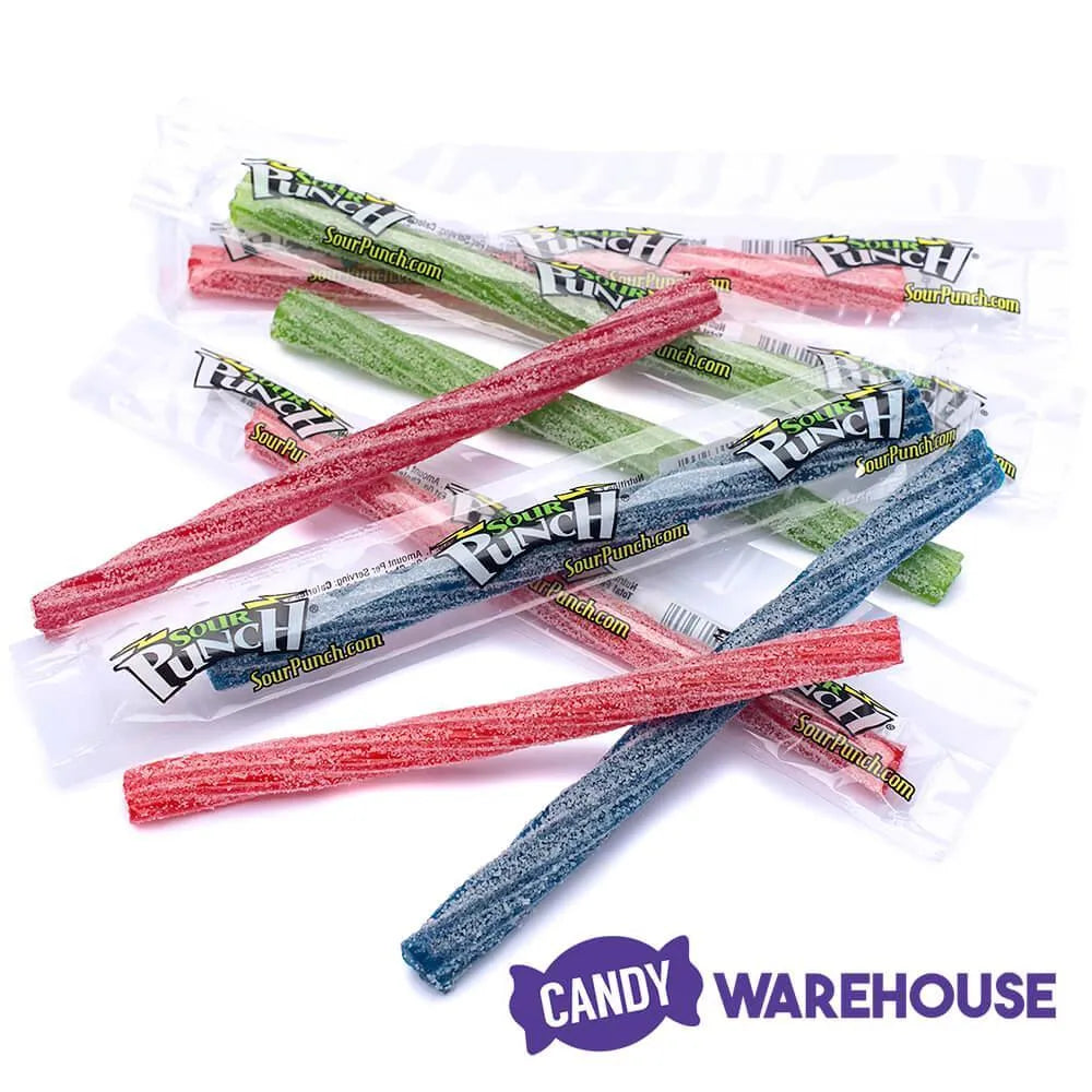 Sour Punch Twists - Wrapped: 180-Piece Tub