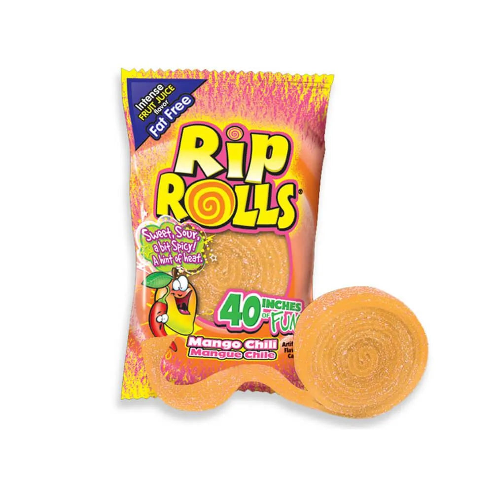 Sour Rip Rolls - Mango Chili: 24-Piece Display