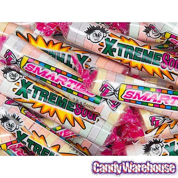 Sour Smarties Candy Rolls: 180-Piece Tub