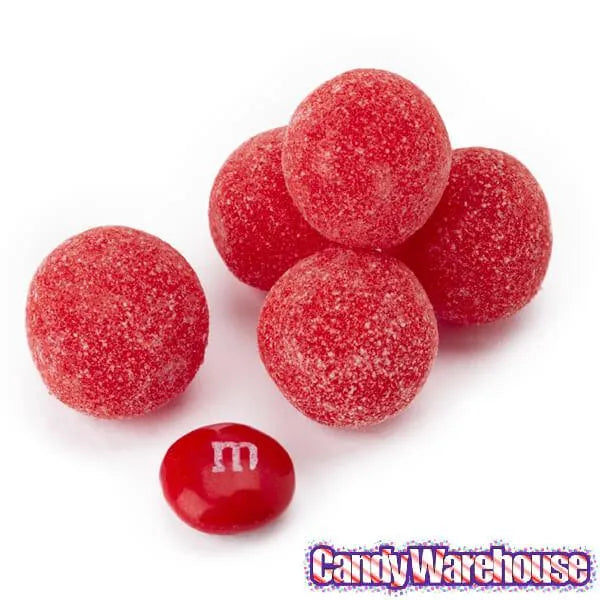 Sour Spanks Chewy Candy Balls - Cherry: 5LB Bag