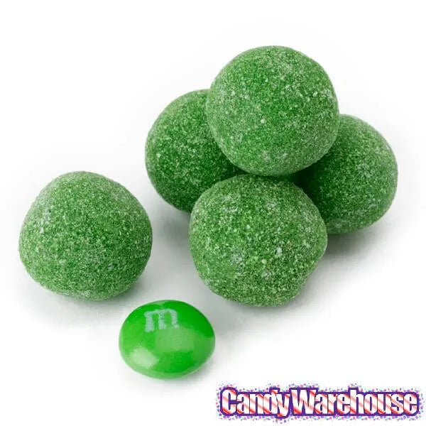 Sour Spanks Chewy Candy Balls - Green Apple: 5LB Bag