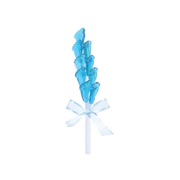 Sparkle Candy Baby Feet Lollipops - Blue: 100-Piece Bag