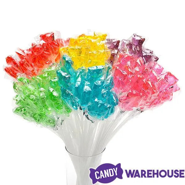 Sparkle Candy Bear Lollipops: 100-Piece Bag